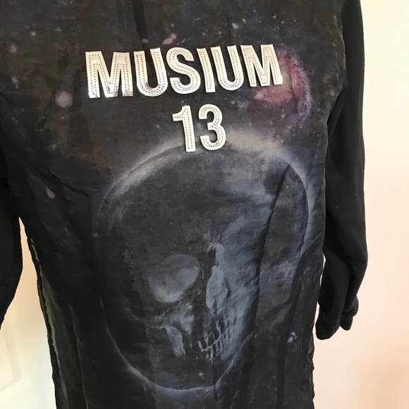 Hongkong IT women Sweatshirt skull/starry - Picture 3 of 9